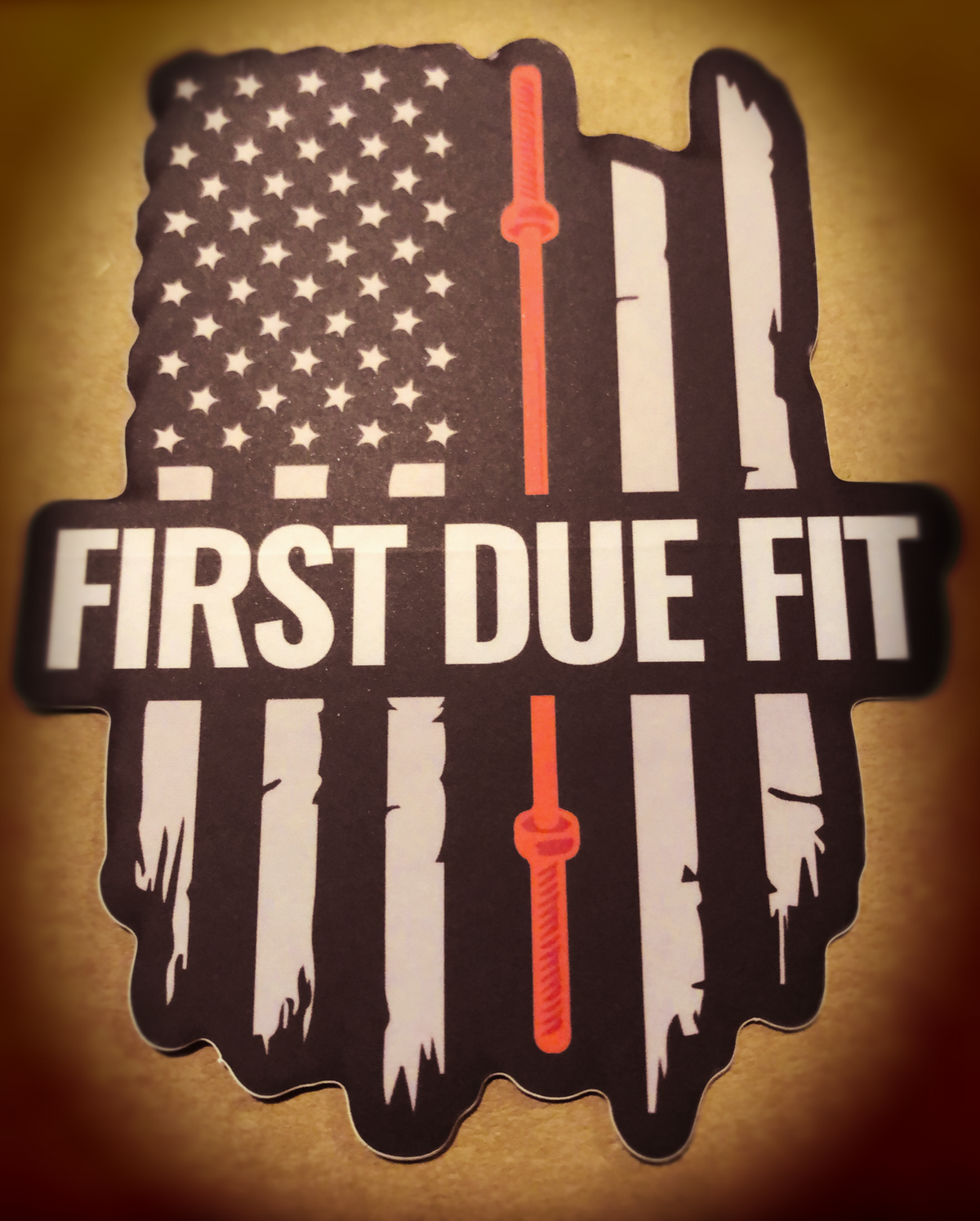 FIRST DUE FIT STICKER
