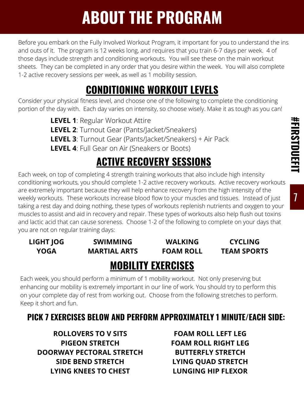 FULLY INVOLVED - Strength & Peak Conditioning